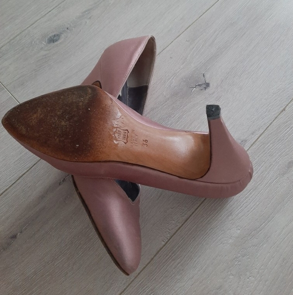 Vintage silk pump - Picture 4 of 4